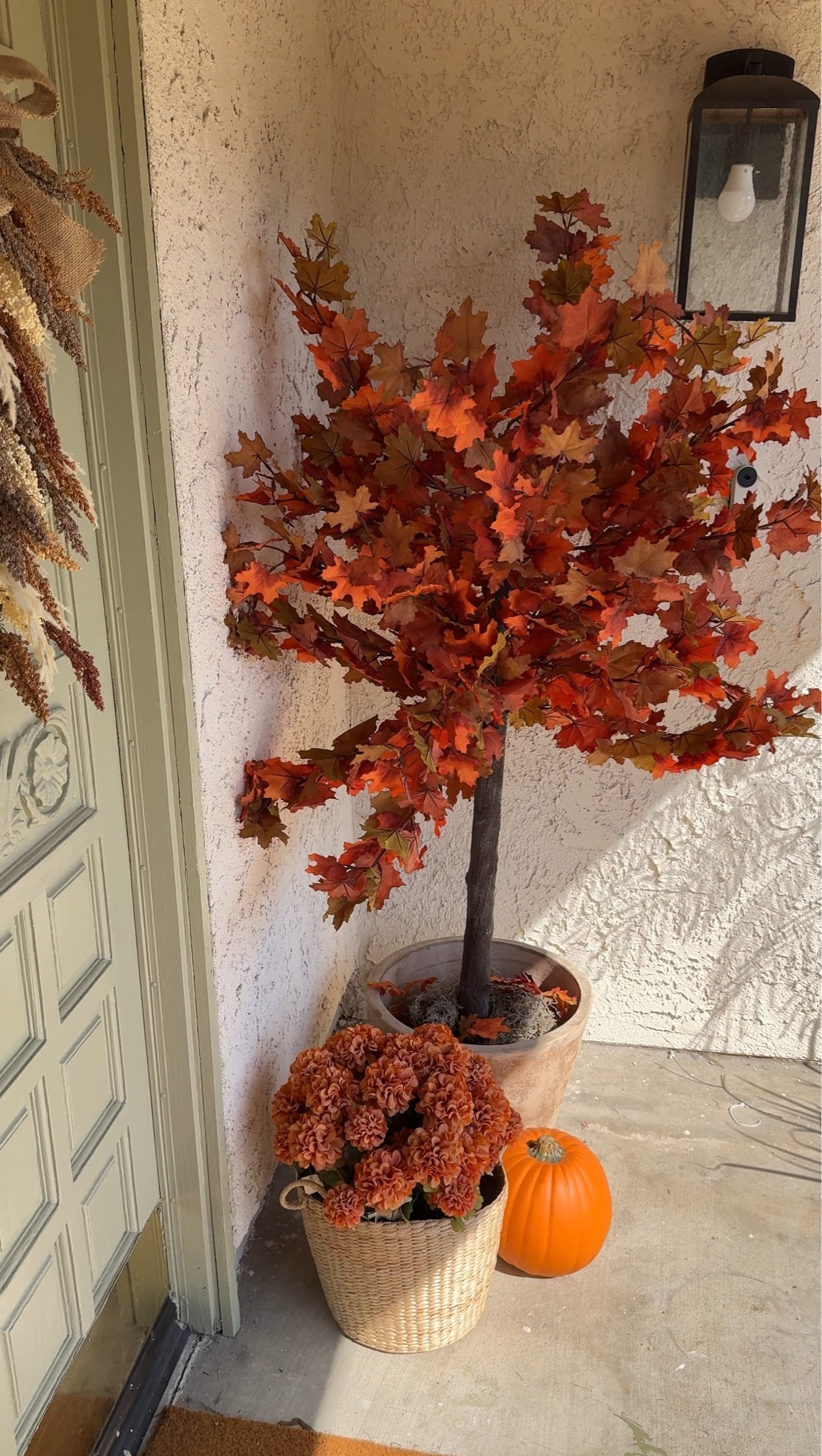 Added a little fall to my front door 🍂  

 #LTKSeasonal #LTKHome