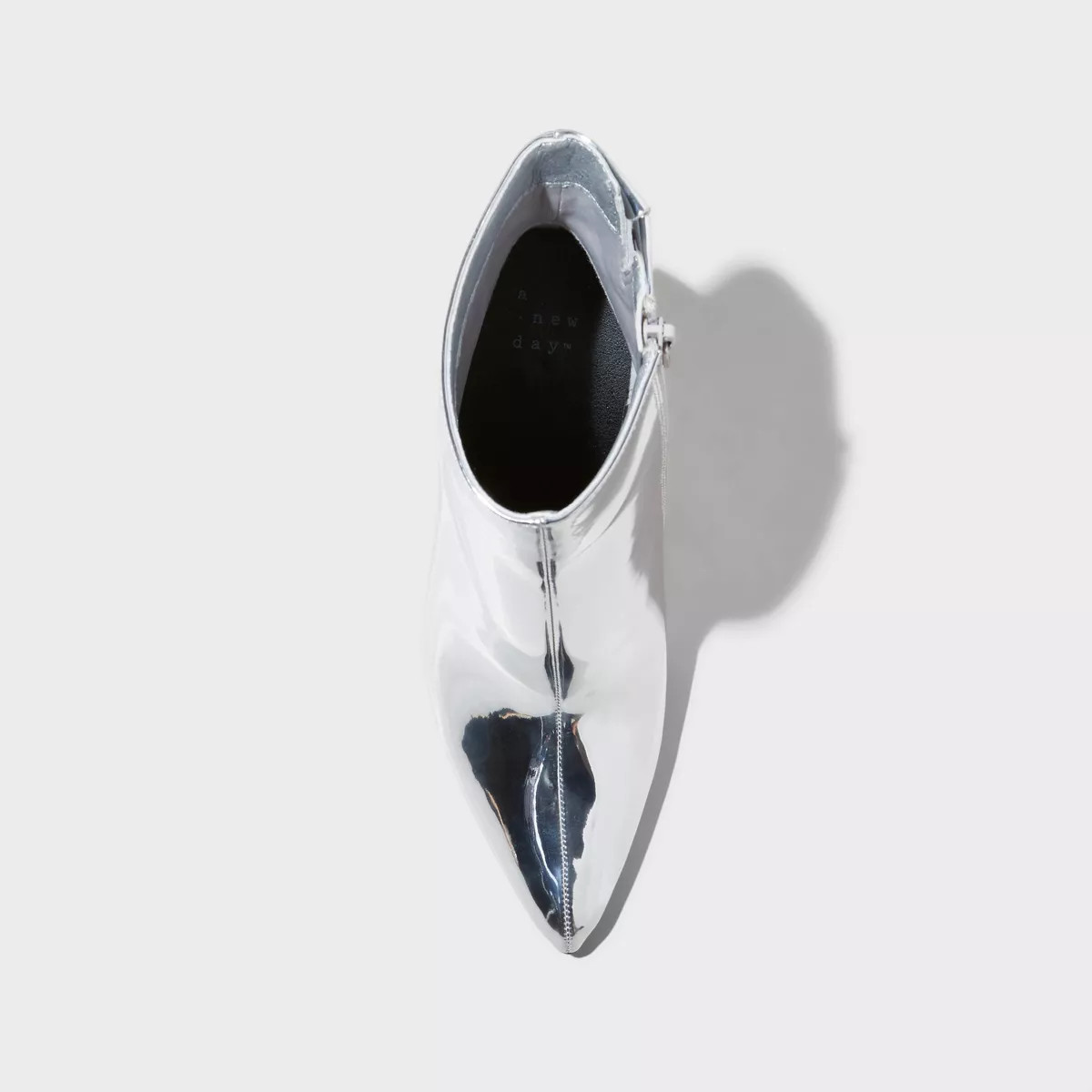 Women's Shandra Ankle Boots - A New Day™ Silver 8.5 | Target