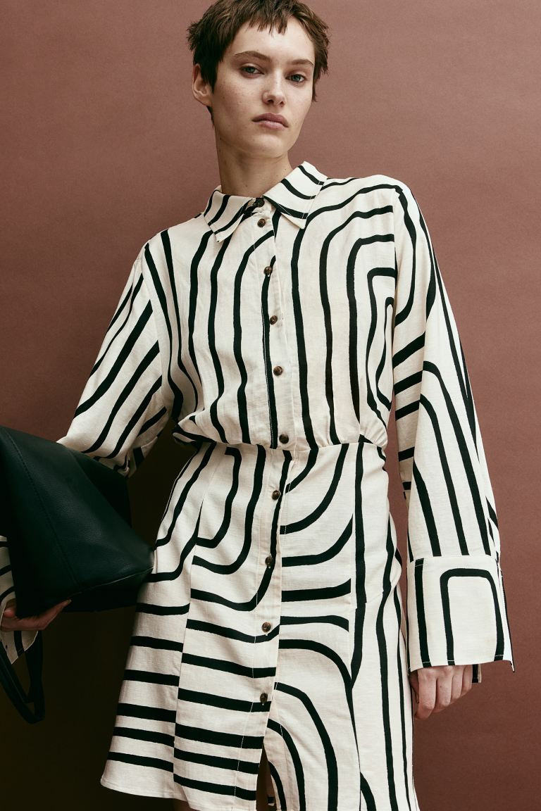 Linen-blend Shirt Dress | H&M (US + CA)