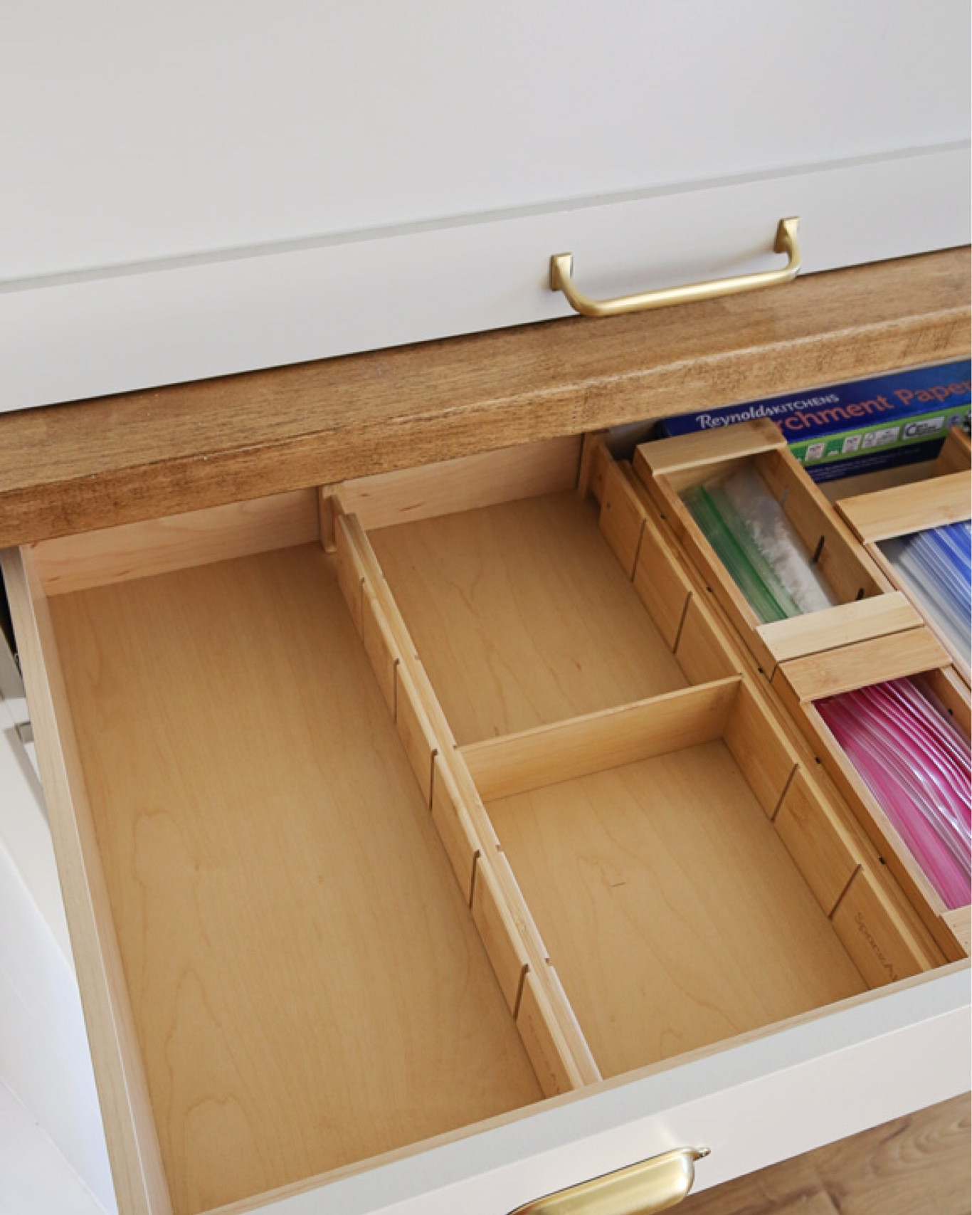 I should have done this sooner! Organizing my kitchen drawers.

Bamboo adjustable dividers amazon 

Bamboo plastic storage bag organizers amazon 

#LTKfindsunder50 #LTKsalealert #LTKhome