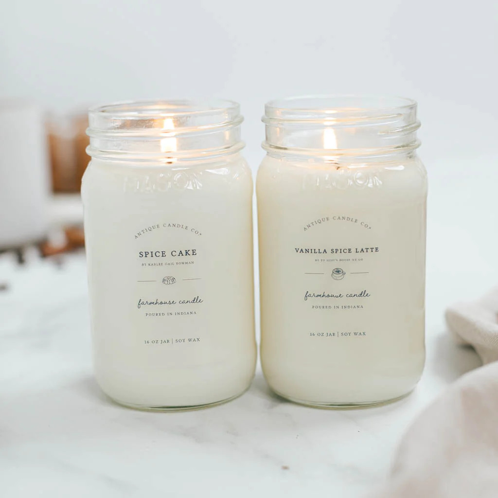 Spice Cake & Vanilla Spice Latte Bundle | Antique Candle Co.