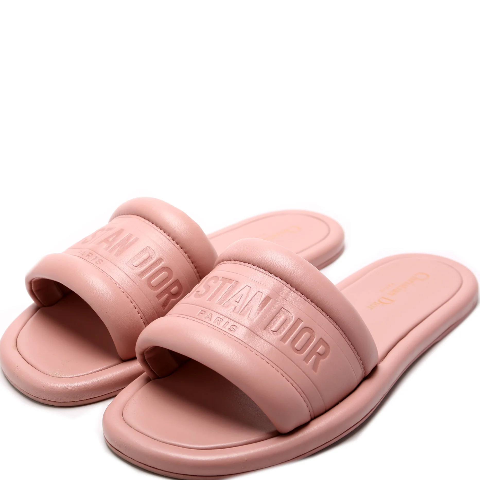 Every-D Lambskin Flat Slides Size 39 | Keeks Designer Handbags