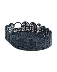 Large Oval Scalloped Edge Tray | Global Home | Marshalls | Marshalls