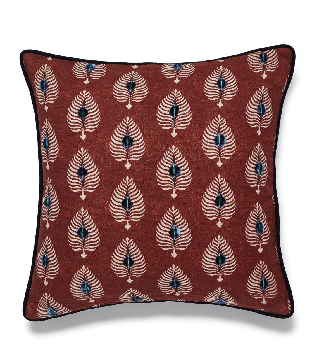 Ocellus Pillow Cover - Red Garnet | OKA US