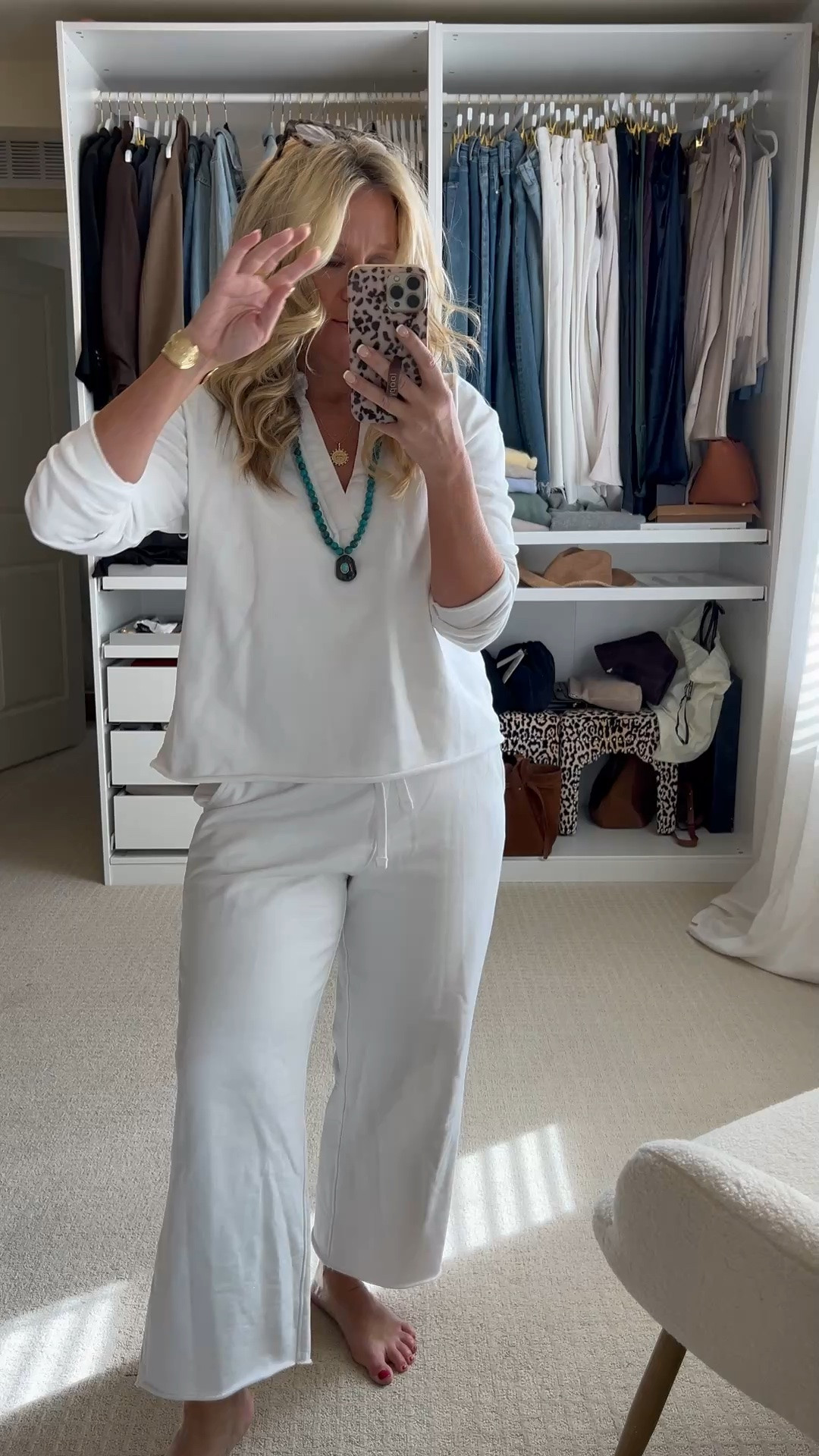 ✨Tap the bell, save and ❤️ start here over 40 fashion, midlife style, midsize fashion and luxury looks for less.  

⬇️Sizing information:
Wearing large both pieces tts (size down if in between sizes.) 

This is the $550 Frank & Eileen look for under $100 👀

I want pajama-level comfort without looking frumpy, and this set nails that relaxed, expensive-looking polish.

✨ LIFT with the open Henley collar
✨ SKIM with the easy, relaxed top
✨ BALANCE with the cropped wide-leg pants

It’s 100% organic cotton French terry, ridiculously soft, and still looks pulled together enough to wear out of the house.

Elastic waist. Pockets. Easy movement. That effortless, lived-in luxury look without the luxury price tag.

And if you love the white, don’t wait it goes FAST and just restocked. 🤍

Same body. Different physics.™

👑 Helping you look good, feel good. —Lindsey Denver
Check back daily for belly-friendly style, confidence, affordable luxury looks and Outfit Physics™.

Comment SHOP below to receive a DM with the link to this post on my LTK ⬇ https://liketk.it/6n7Wb

#LTKOver40 #LTKPlusSize #LTKMidsize

Comment SHOP below to receive a DM with the link to this post on my LTK ⬇ https://liketk.it/6n84l

Comment SHOP below to receive a DM with the link to this post on my LTK ⬇ https://liketk.it/6naqd

Comment SHOP below to receive a DM with the link to this post on my LTK ⬇ https://liketk.it/6nedI

Comment SHOP below to receive a DM with the link to this post on my LTK ⬇ https://liketk.it/6noYP
