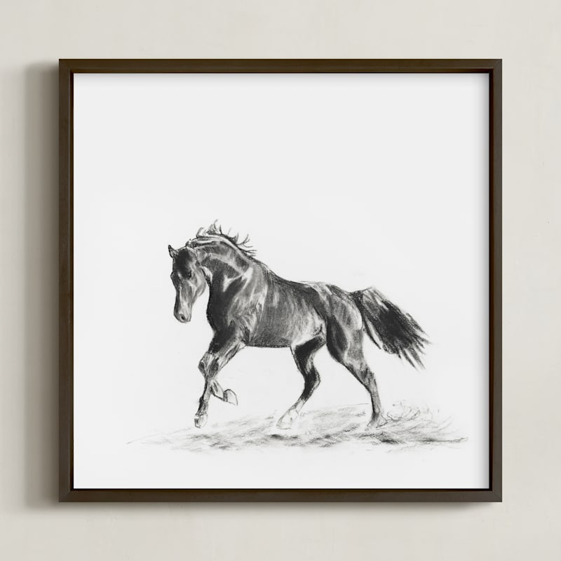 "Horse Study 2" - Drawing Art Print by Ramnik Velji. | Minted