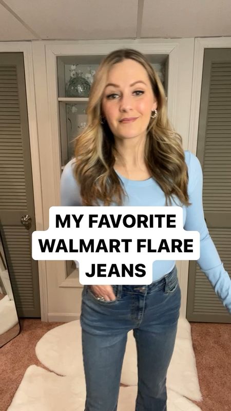 Two of my favorite pair of Walmart flare jeans that are affordable and so cute! ✨

#LTKfindsunder100 #LTKVideo #LTKfindsunder50