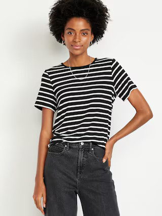 Luxe Crew-Neck T-Shirt | Old Navy (US)