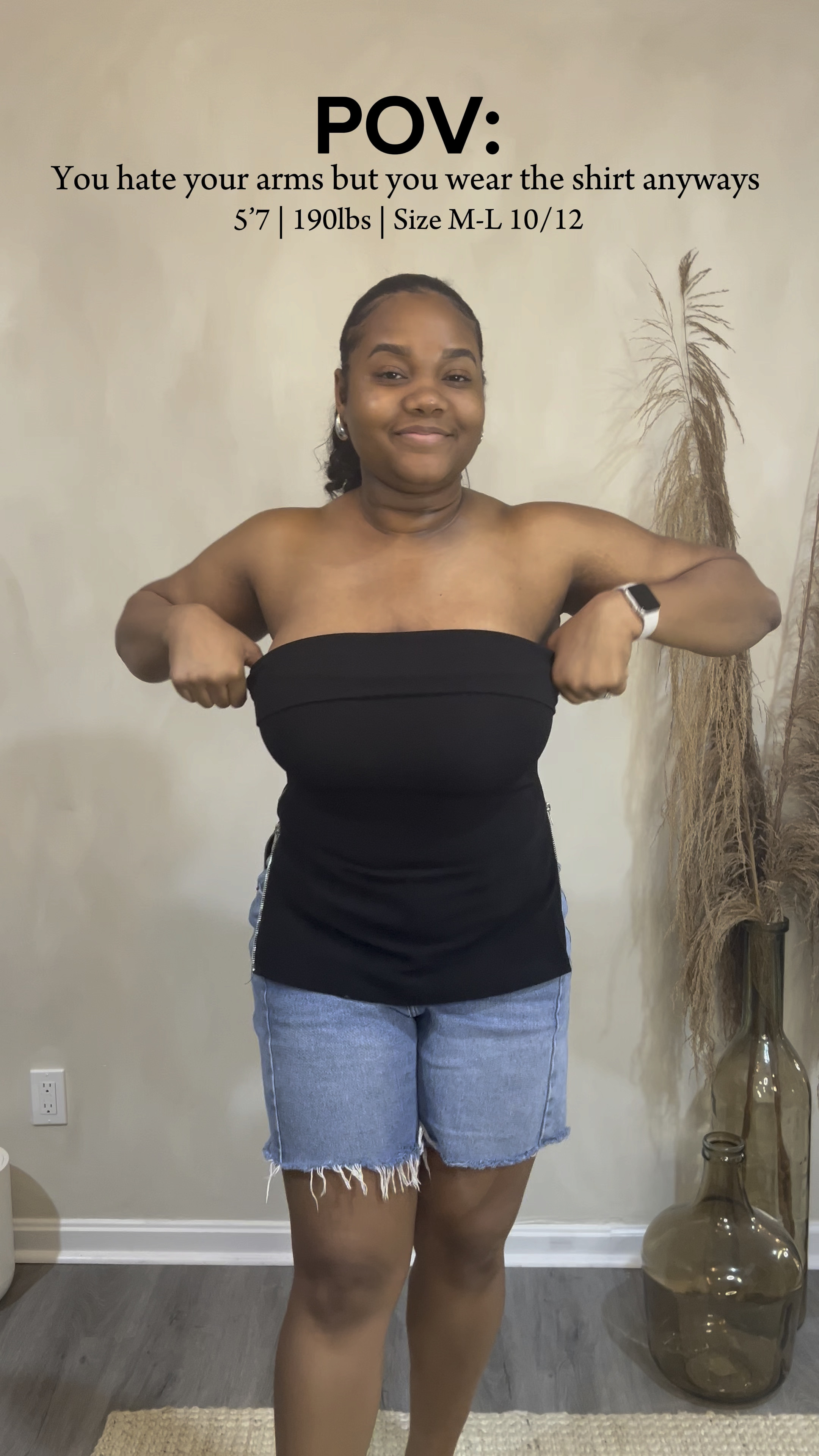 Loving this strapless top! It’s perfect for the season because you can dress it up with a satin skirt or jeans and heels or dress it down with shorts and sneakers  

#LTKfindsunder100 #LTKSeasonal #LTKmidsize