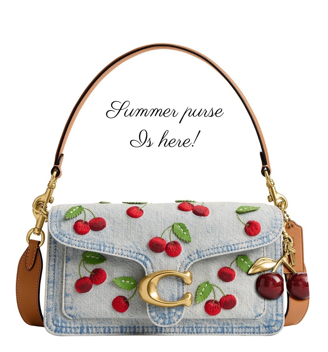 She’s gorgeous! I wanted a denim handbag for this spring/summer. What I didn’t know was I wanted one with cherries until her. 🍒 
Comes in two sizes so you can pick your perfect fit! 

#LTKTravel #LTKOver40 #LTKSeasonal