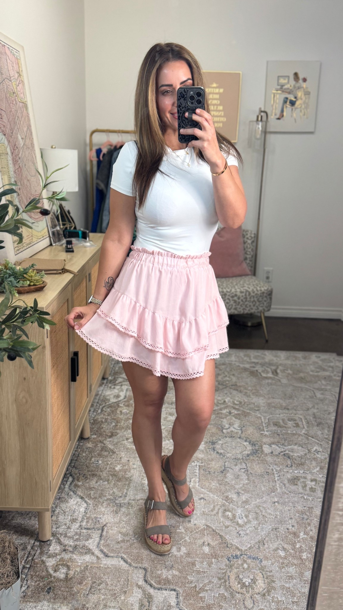 It’s a skort! 💕 Perfect springtime festival season outfit. 

#LTKootd #LTKFestival #LTKSeasonal