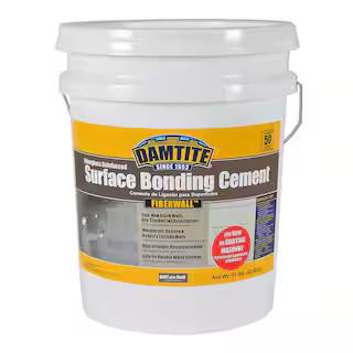 DAMTITE 50 lbs. Fiberwall Surface Bonding Cement in Gray 04852 - The Home Depot | The Home Depot
