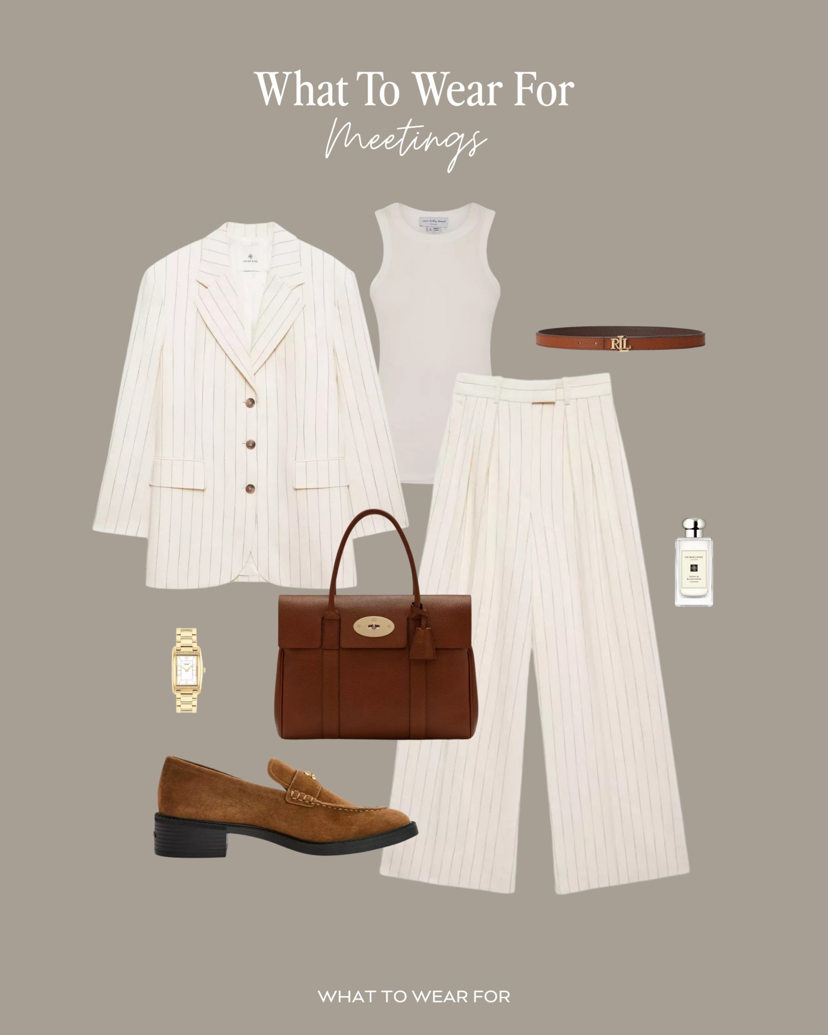 Work Meetings 💻 

Frasers / workwear / office style / suede loafers / tan mulberry toe bag / Ralph Lauren belt / cream suit

#LTKworkwear #LTKspring