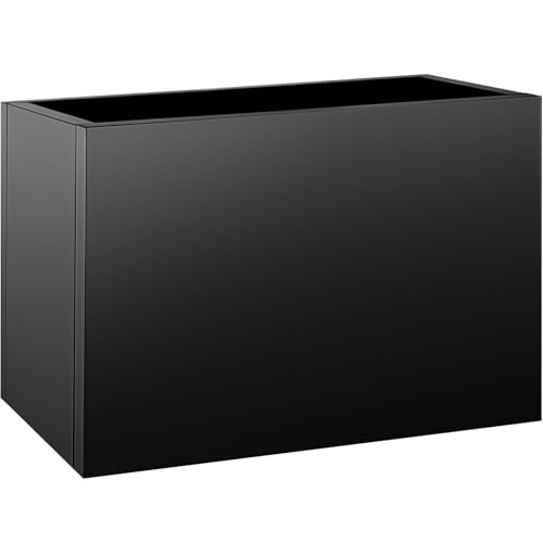 Meyoppm Steel Planter Box 36"x12"x20", Square Metal Planter Box Indoor&Outdoor, Steel Planter Heavy Duty for Commercial and Residential Use | Amazon (US)