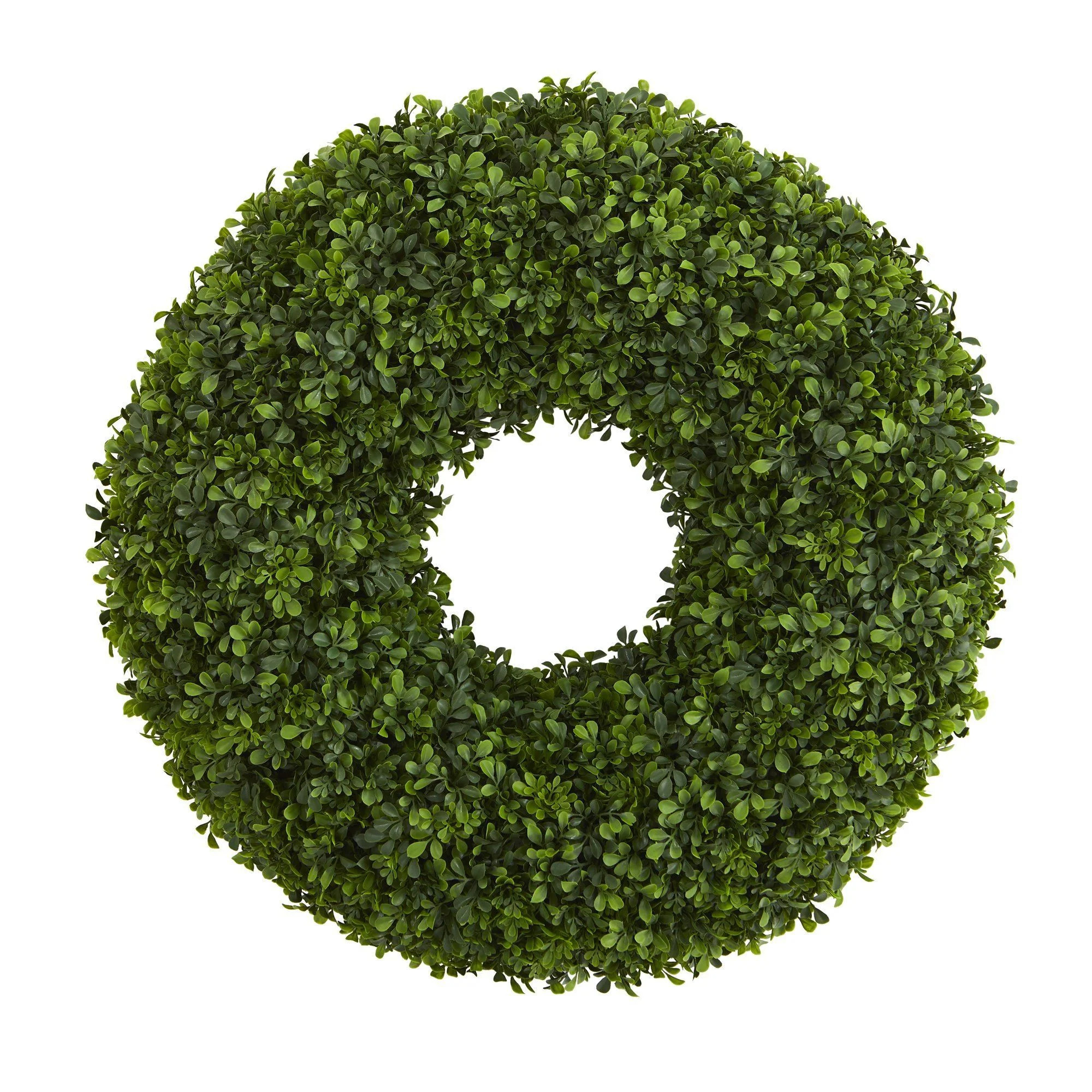28\u201d Boxwood Artificial Wreath | Nearly Natural | Nearly Natural