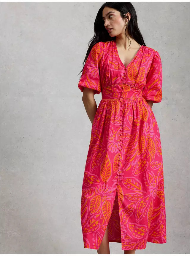 Buy WHITE STUFF Leela Midaxi Dress 14 | Midaxi | Tu | Tu Clothing