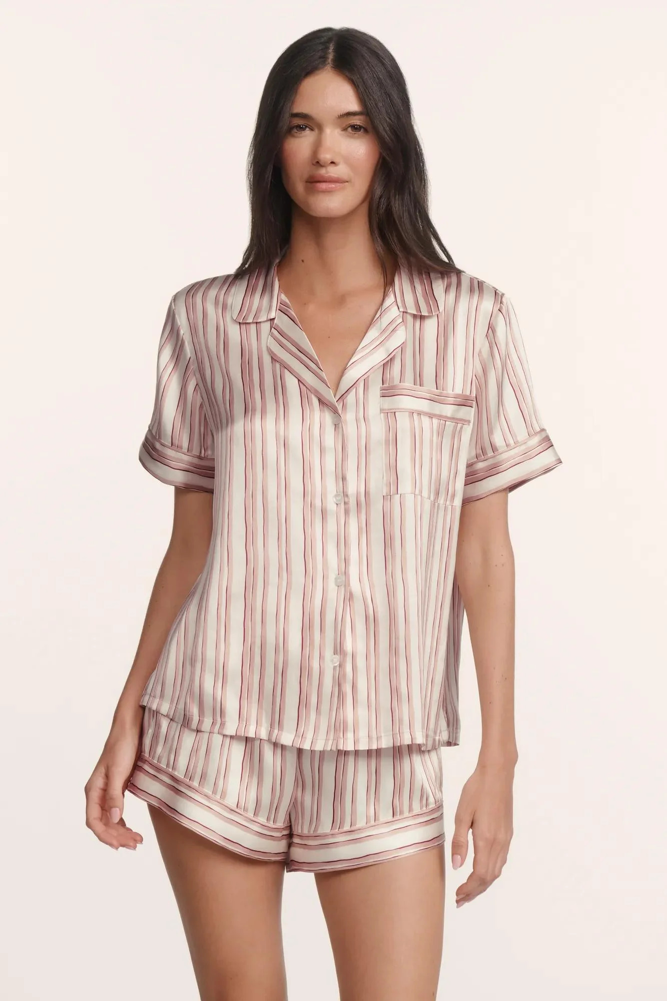 Eberjey x ILIA - Inez Washable Silk Printed Short PJ Set | Eberjey