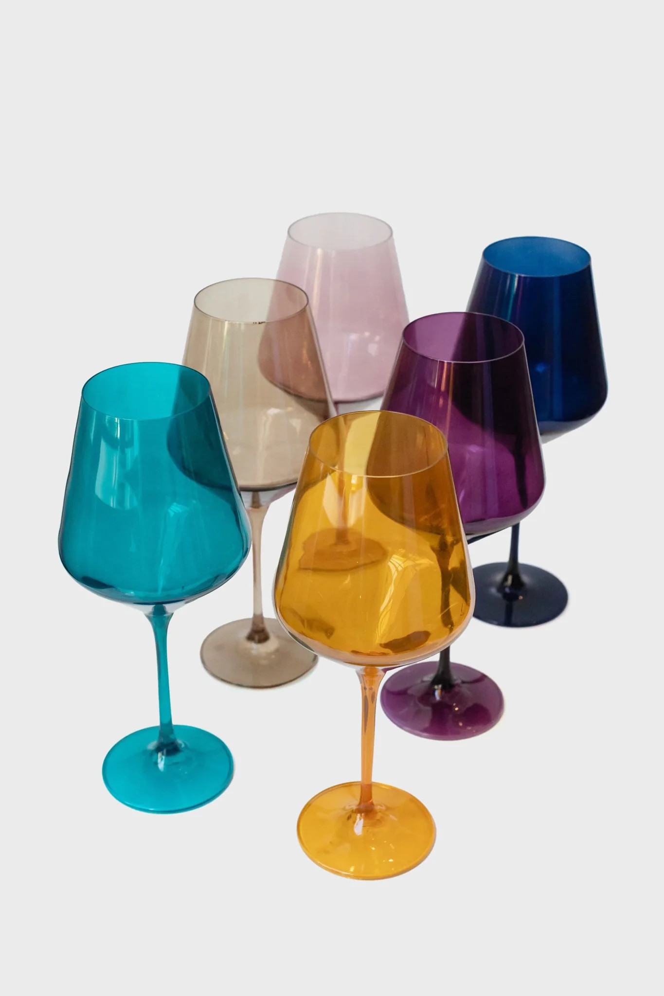 Fall Mixed Stemmed Glasses Set of 6 | Tuckernuck (US)