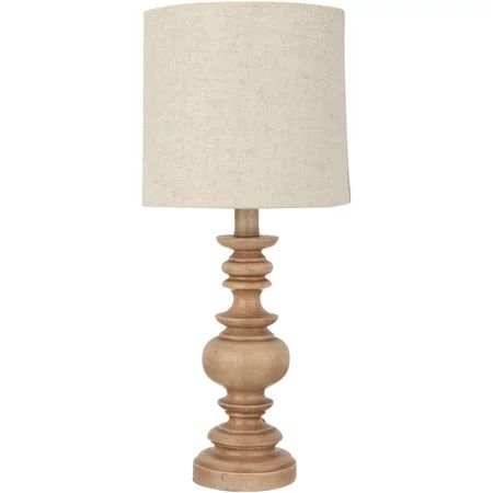 Mainstays Washed Wood Table Lamp | Walmart (US)