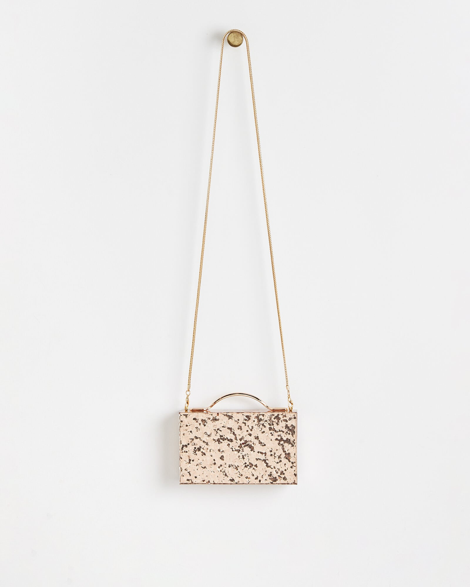 Gold Fleck Metallic Clutch Bag | Oliver Bonas | Oliver Bonas (Global)