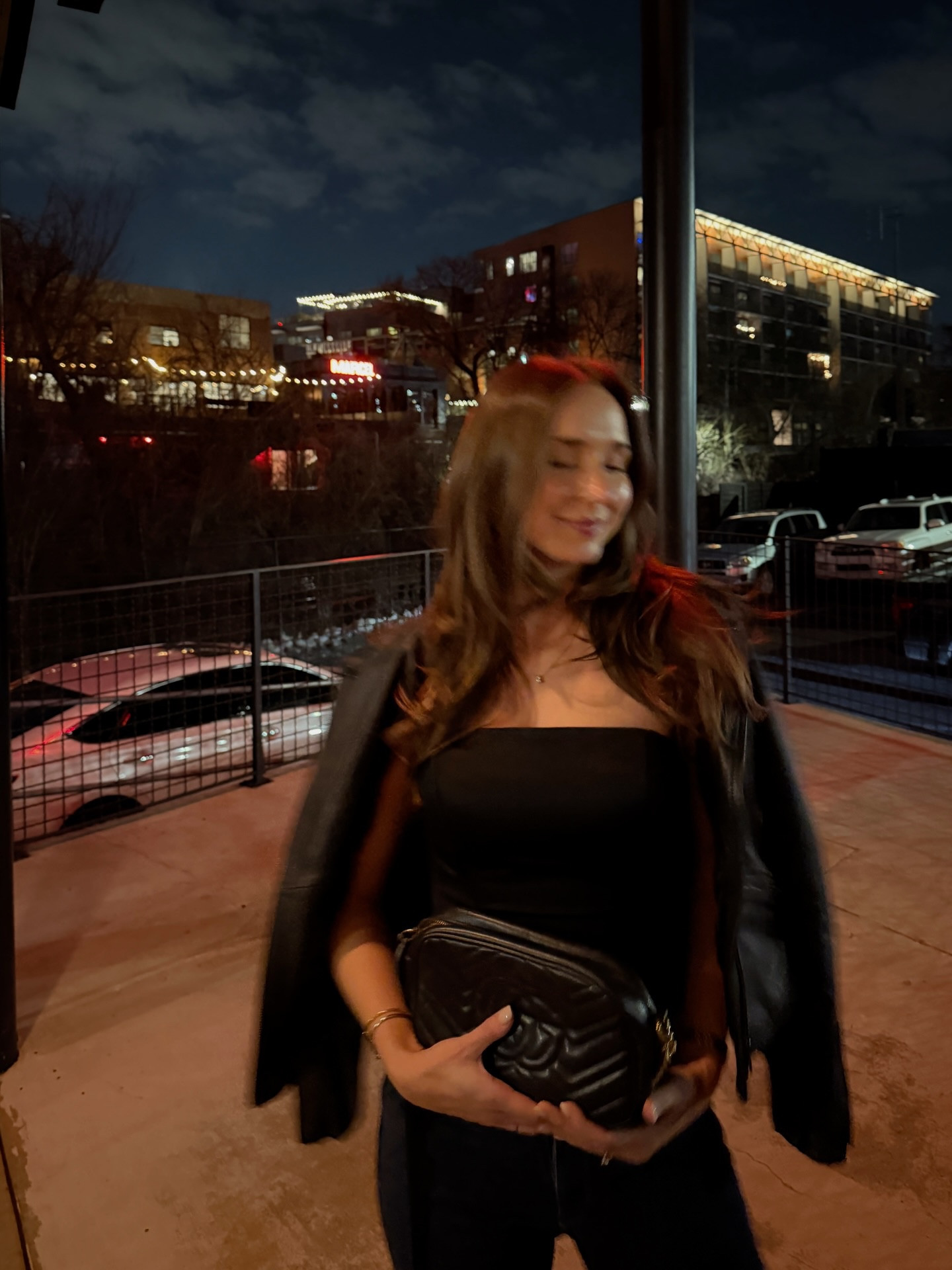 another date night 🥐 best French onion soup ever @littlesparrowatlanta

Wearing a satin corset from aritzia, Barney’s original leather jacket, icon flare jeans by Pilcro and accessorized by the Jordan favorite daughter belt and Gucci bag

#LTKootd #LTKValentine #LTKgrwm