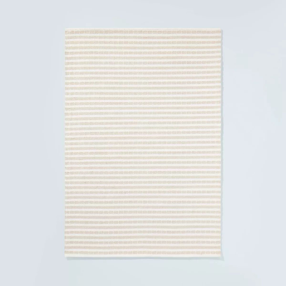 5'x7' Break Stripe Handmade Area Rug Taupe/Cream - Hearth & Hand™ with Magnolia | Target
