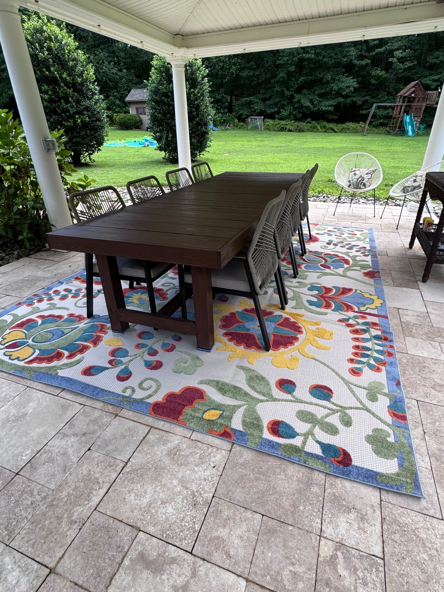 Stunning outdoor patio rug! 

#LTKSeasonal #LTKFamily #LTKHome
