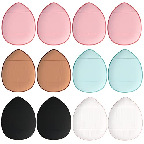 Finger Puff, 12 Pcs Mini Makeup Puff,Suitable For Foundation, Concealer, Eye Shadow,Beauty Makeup... | Amazon (US)