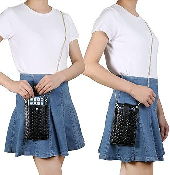 YICHEEY Cell Phone Purse Wallet Small Crossbody Bags for Women Mini Shoulder Bag with Card Slot | Amazon (US)