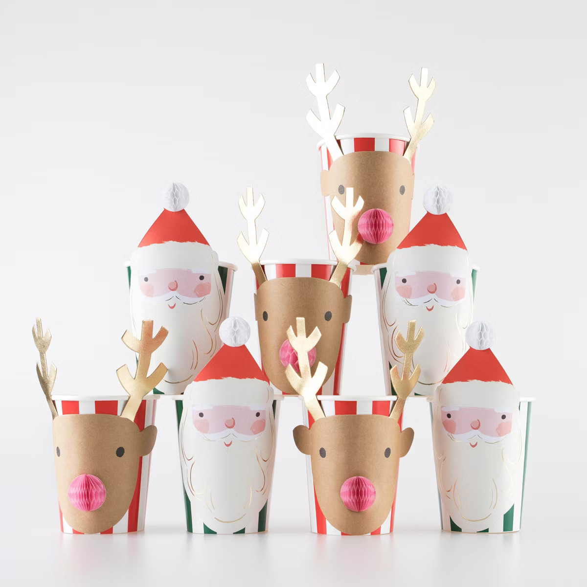 Meri Meri Christmas Honeycomb Cups (Pack of 8) | Target