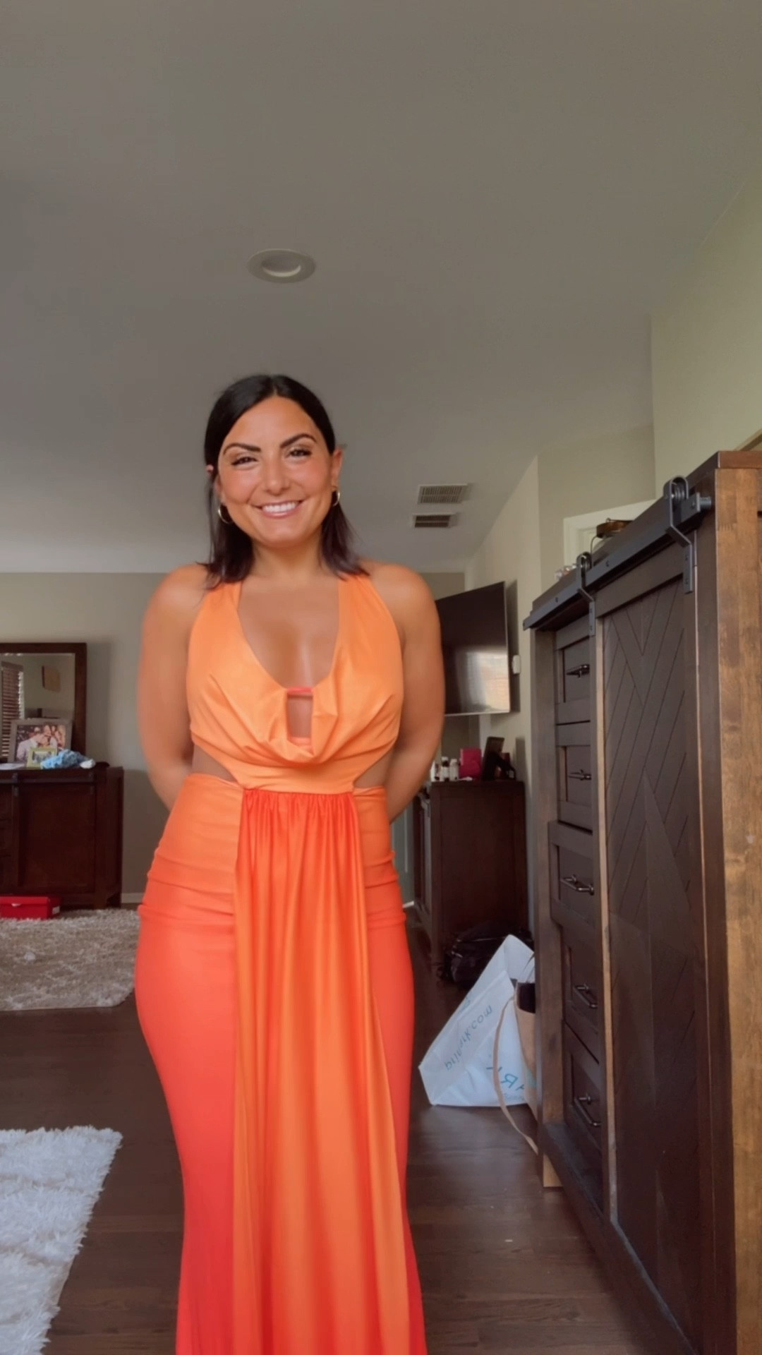 Beautiful orange dress size xs 

#LTKmomlife #LTKMothersDay #LTKootd