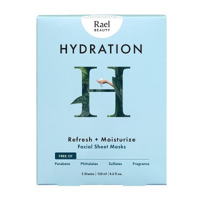 Rael Beauty Hydration Facial Sheet Mask - 5ct/4.2oz | Target