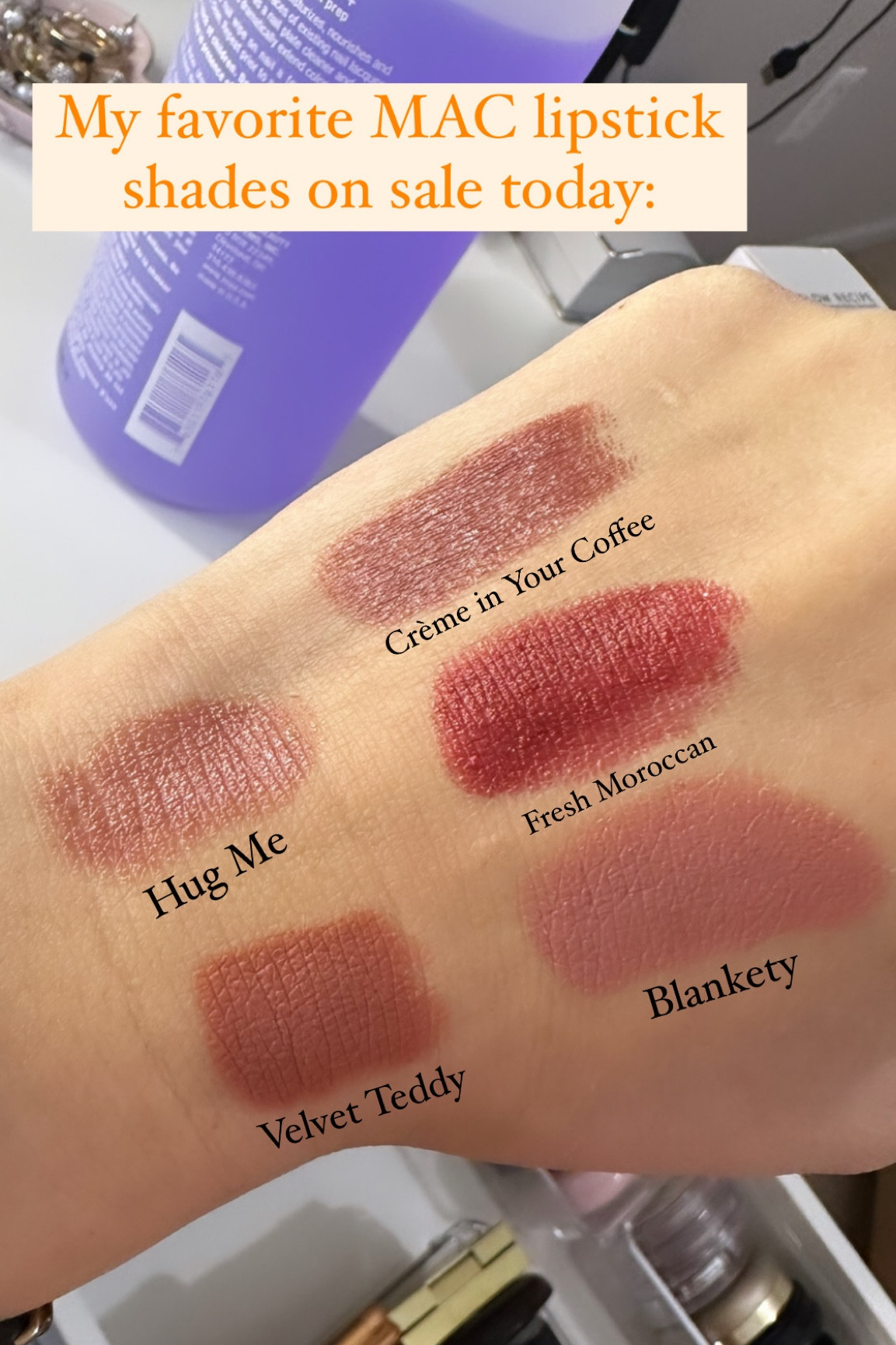 Linking all my absolute favorite MAC lipstick shades as they’re 50% off at Ulta today (Fresh Moroccan unfortunately doesn’t look to be available on Ulta’s website right now)

#LTKsalealert #LTKbeauty