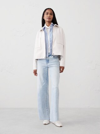 Wide-Leg High-Rise Jean | Banana Republic Factory