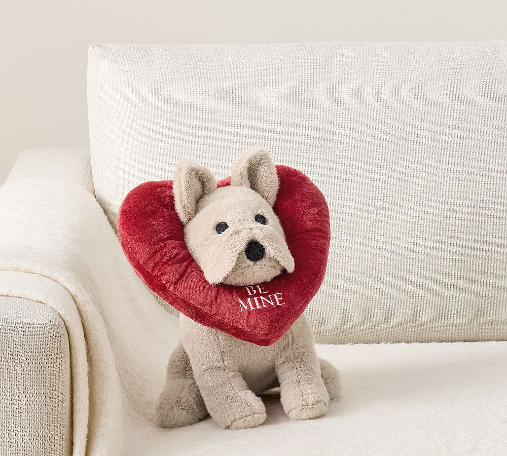 Be Mine Frenchie Shaped Pillow | Pottery Barn (US)