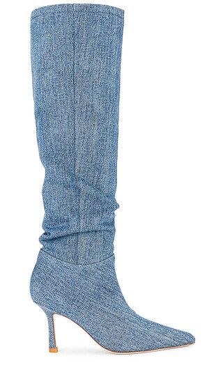 Denim Boot in Indigo Blue | Revolve Clothing (Global)