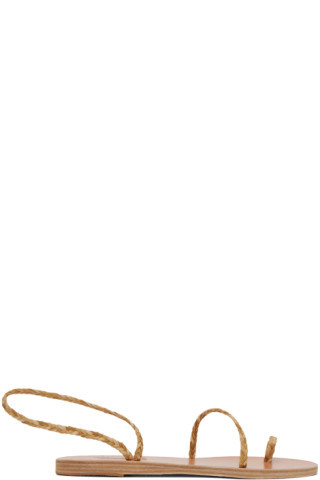 Beige Eleftheria Sandals | SSENSE