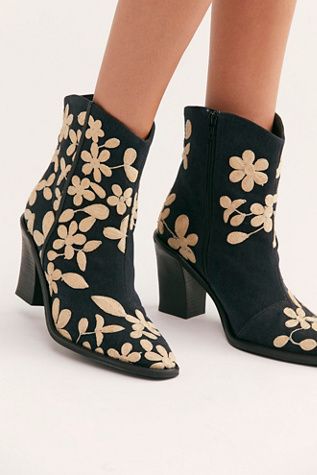 Embroidered Barclay Ankle Boot | Free People (Global - UK&FR Excluded)