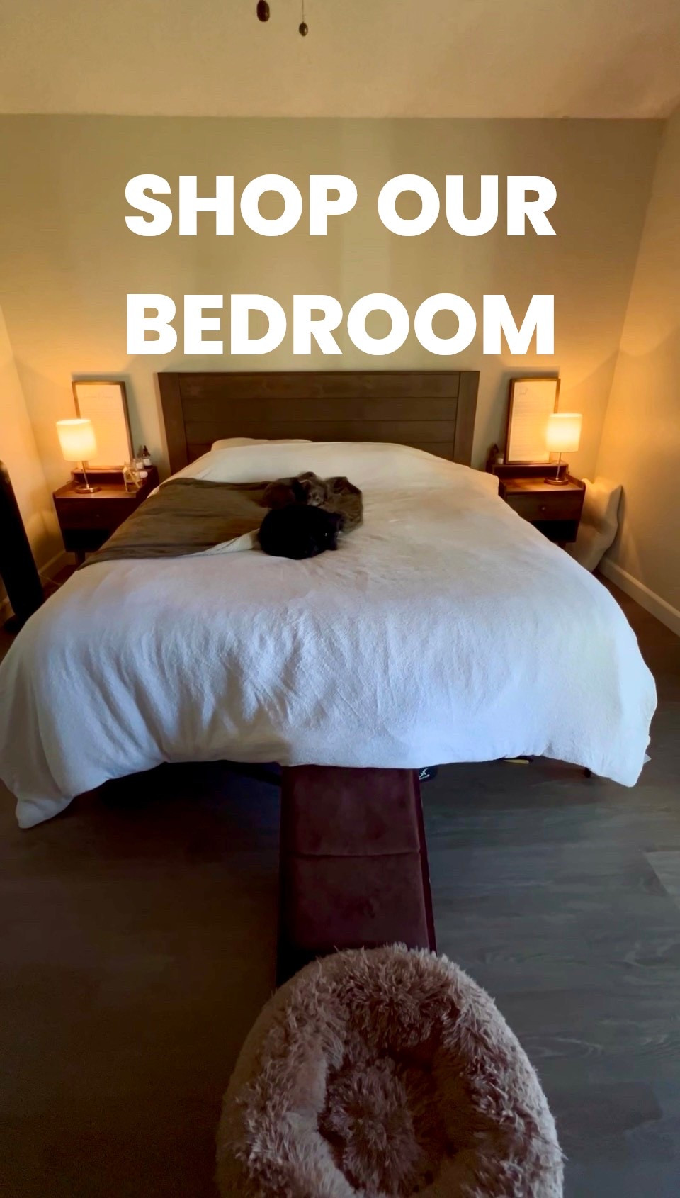 We love how our bedroom is coming together with organic, nontoxic bedding, matching nightstands, lamps, and vows on each side, our dog ramp, and a cozy, farmhouse, rustic feel.  

#LTKHome