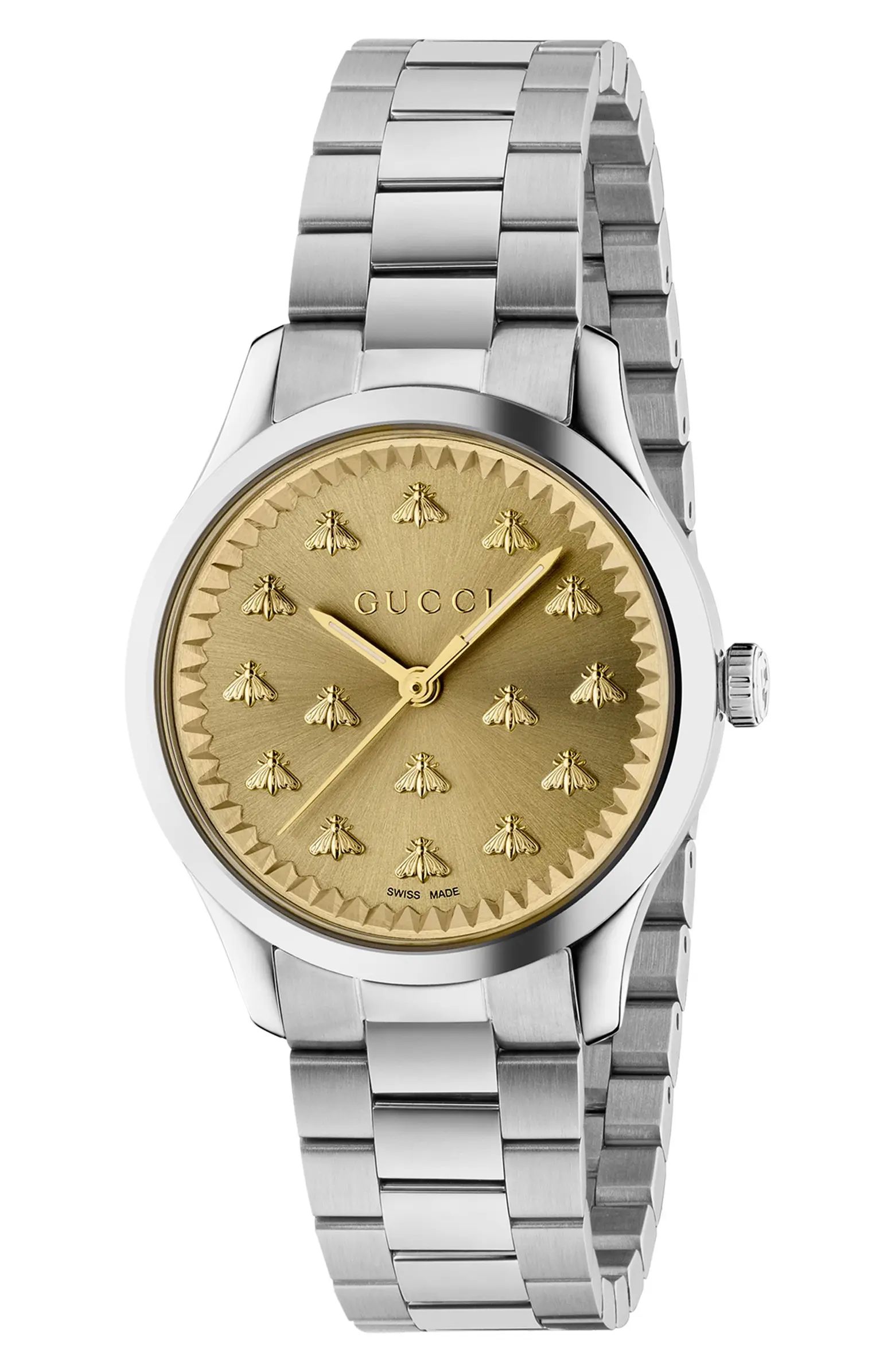 Gucci G-Timeless Bee Bracelet Watch, 32mm | Nordstrom | Nordstrom
