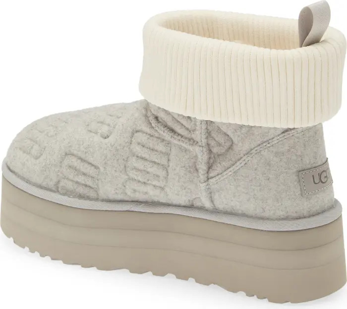 Classic Mini Platform Felted Boot (Women) | Nordstrom Rack