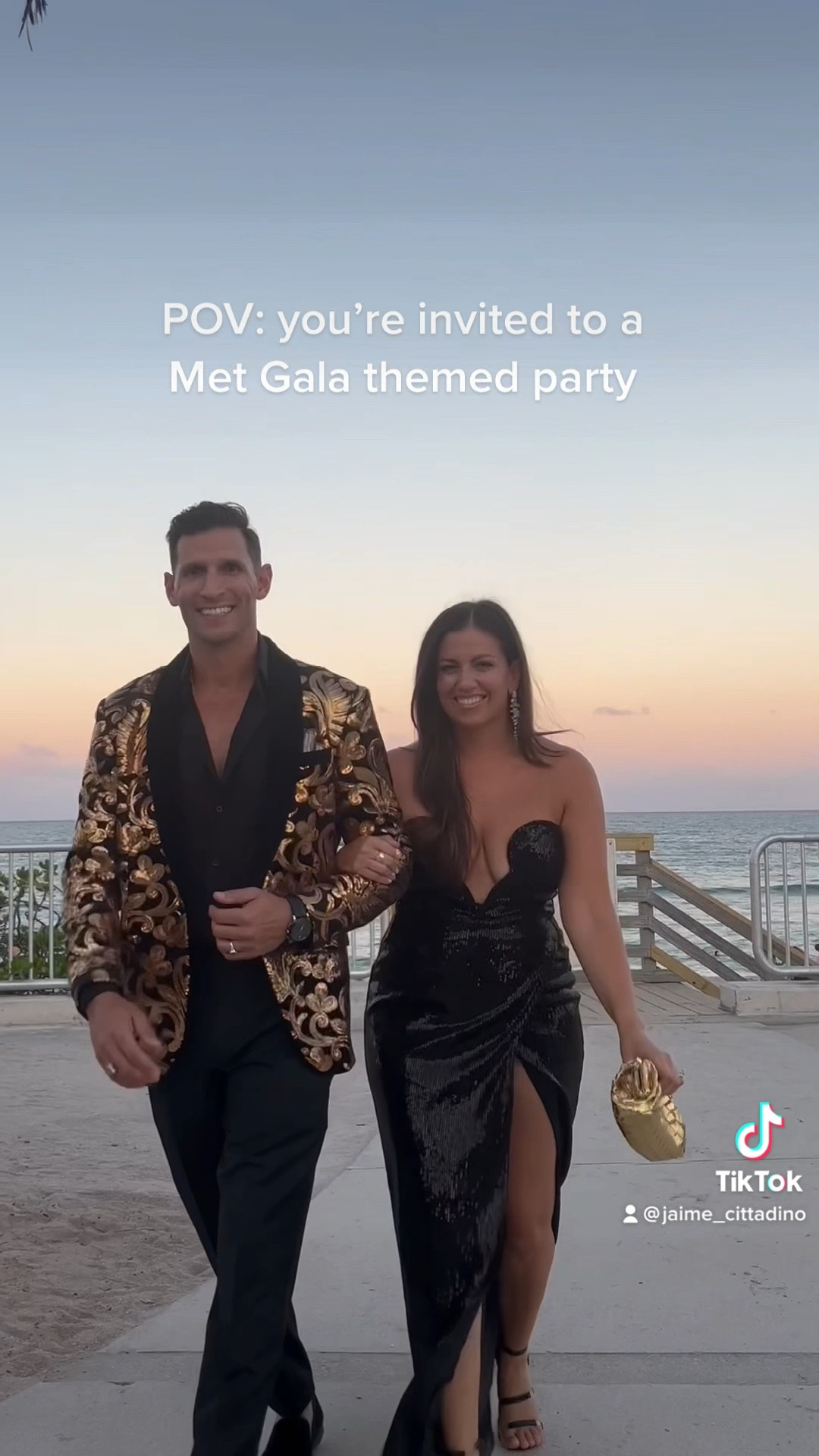 Amazon gold embellished blazer / black sequin gown (runs large! I’m wearing a small. Normally am a medium) 

#LTKstyletip #LTKcurves #LTKwedding