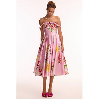 Women's Tea-length floral dress | Macy's