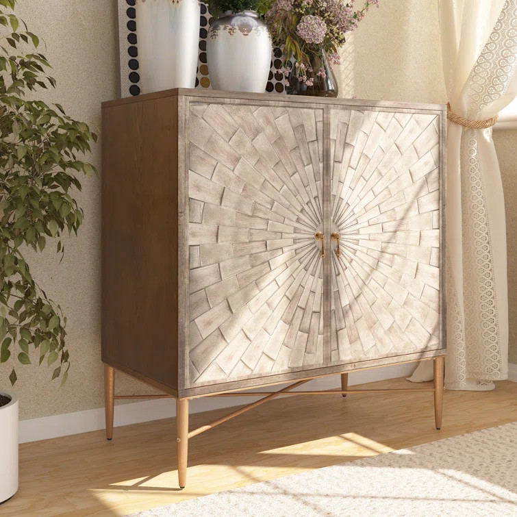 2 Door Vintage Accent Cabinet | Wayfair North America