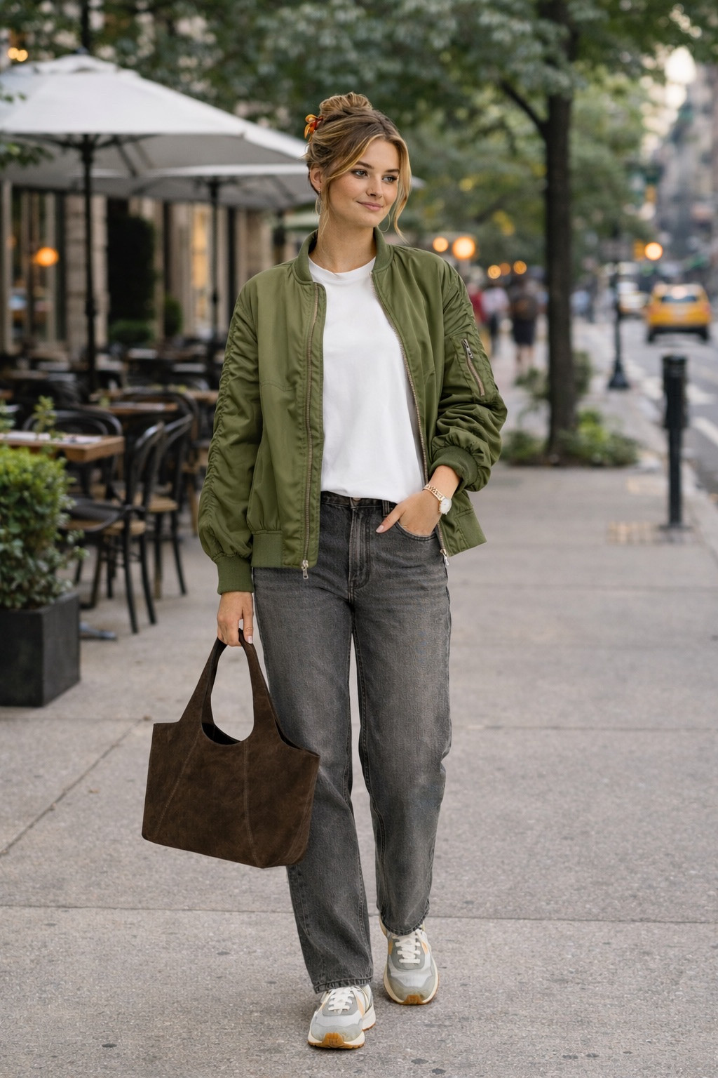 Spring outfit green cropped jacket 

#LTKeurope #LTKspring #LTKjeans