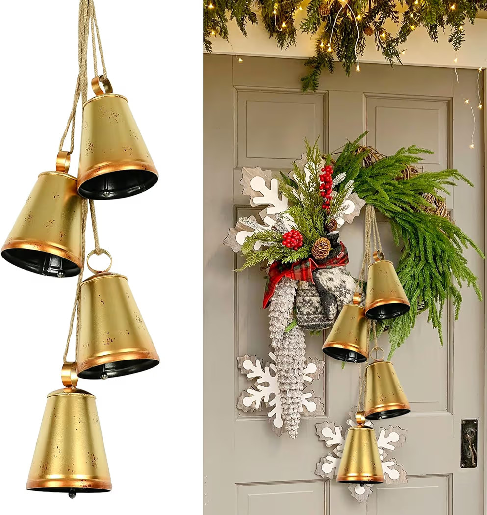 Bells,door decor, Christmas bells, Wreath Bells, Christmas Tree Bells, Gifts for Grandma, Gifts for mom, Gifts for Family, Garland Decor | Amazon (CA)