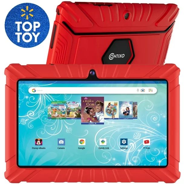Contixo V8-2 Kids Tablet 32GB, 7" HD Display, Ages 3-7, Includes 50+ Disney E-books, Kid-Proof Ca... | Walmart (US)