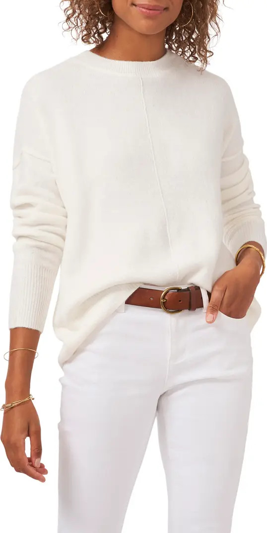 Exposed Seam Crewneck Sweater | Nordstrom