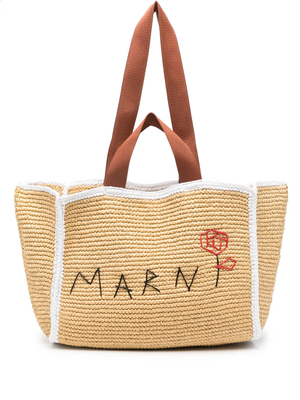 Marni Sillo Macramé Tote Bag - Farfetch | Farfetch Global