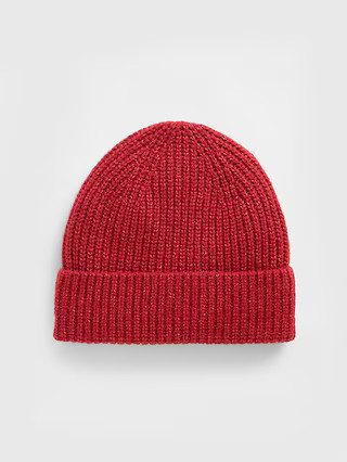 CashSoft Recycled Ribbed Beanie | Gap Factory